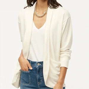 NEW J Crew Cream/Off white Knit Wrap Cardigan Sweater-XL